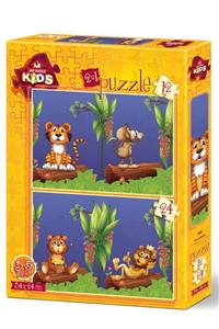 پازل هنر Forest Friends 2 Piece 12 24 Puzzle TYC00313702316 