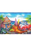 پازل هنر Surf Camp 260 Piece Puzzle TYC00439290079