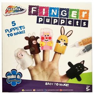 کیت کاردستی گرافیکس مدل Finger Puppets Grafix Finger Puppets Easy To Make