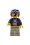 لگو لوازم جانبی اصلی Moc Minifigure سفارشی Crazy Pilot Pirate Steampunk TOWNCTY1499