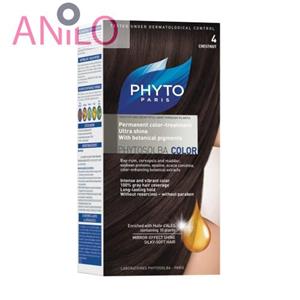 کیت رنگ موی فیتو مدل PHYTO COLOR شماره 4MC حجم 40 میلی لیتر 