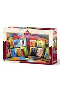 پازل هنر 500 تکه پازل Fairytale House ART5093