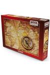 پازل نوا Nova 1000 Piece The Old World Map and Compass Puzzle / NOVA41038