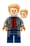 لگو لوازم جانبی اصلی سفارشی Moc Minifigure Jurassic Park World Owen Grady با پیراهن چوب جک JURASSICPARKJW100OWEN