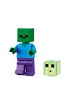 لگو Minecraft Zombie and Slime Mini Figure Original CCCV46