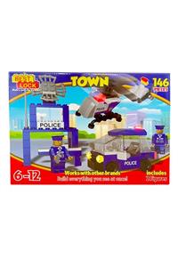لگو وسایل نقلیه پلیس  Block هلیکوپتر خودرو ست ساختمان 146 قطعه DOP14706638IGO