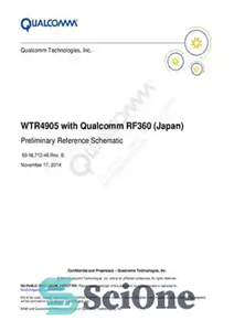 دانلود کتاب WTR4905 with Qualcomm RF360 (Japan) Preliminary Reference Schematic – WTR4905 با شماتیک مرجع مقدماتی Qualcomm RF360 (ژاپن)