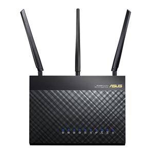 مودم-روتر ADSL/VDSL بی‌سیم و دوبانده ایسوس مدل DSL-AC68U Asus DSL-AC68U Dual-Band Wireless-AC1900 Gigabit ADSL/VDSL Modem Router