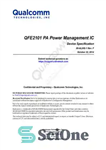 دانلود کتاب QFE2101 PA Power Management IC Device Specification – مشخصات دستگاه آی سی مدیریت توان PA QFE2101