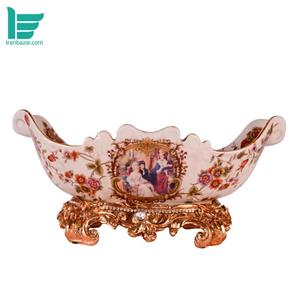 کشکول میوه خوری پایه دار طرح زیرخاکی کد 15-2322
