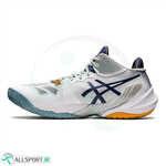 کتانی والیبال اسیکس مردانه طرح اصلی Asics Metarise White Blue