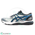 کتانی رانینگ مردانه اسیکس طرح اصلی  Asics Gel-nimbus White Blue