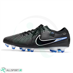 کفش فوتبال مردانه نایک تمپو طرح اصلی Nike Tiempo Legend 10 Elite FG Black Blue