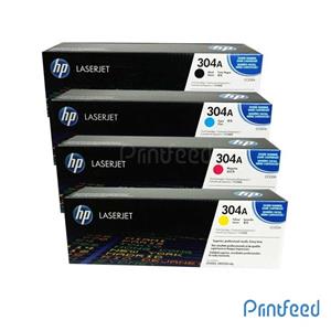کیت کارتریج اچ پی چهار رنگ HP 304A (طرح) HP 304A 4 Color Laserjet cartridge Pack