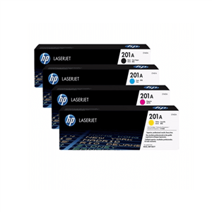 ست کارتریج اورجینال اچ پی hp 201A در چهار رنگ