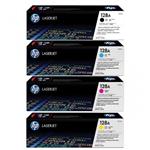 HP 128A 4 Color Laserjet Compatible Cartridge Pack