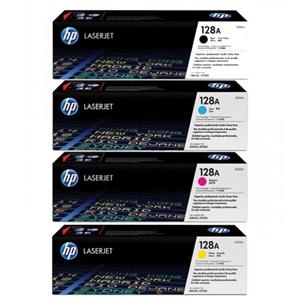 کارتریج لیزری رنگی HP 128A بسته 4 عددی (اصل) HP 128A 4 Color Laserjet Compatible Cartridge Pack