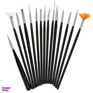 قلم طراحی ناخن مدل 74402 مجموعه 15 عددی -