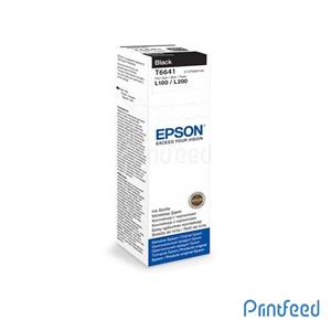 جوهراصلی اپسون 4رنگ - مشکی Epson T6641 Black Ink BOTTLE 70ML