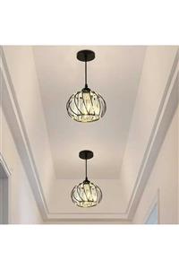 لوستر مدرن کریستال لوکس تکی مشکی برند Luna Lighting کد 1698214570