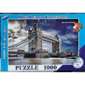 پازل 1000 تکه راونزبرگر مدل برج ساعت لندن کد 194759 Ravensburger Big Ben London 194759 1000Pcs Puzzle