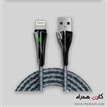 کابل شارژ USB به لایتنینگ ماکرو کام - 1 متری