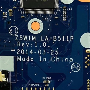 مادربرد لپ تاپ ایسر Aspire ES1-511 CPU-Celeron_Z5W1M_LA-B511P گرافیک اینتلی