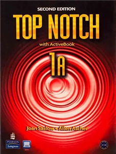 تاپ ناچ 1a |  کتاب زبان انگلیسی top notch 1a qr code 2nd edition