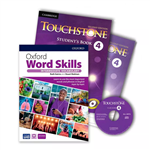 پک تاچ استون 4ورد اسکیلز |  کتاب زبان انگلیسی touchstone 4 oxford word skills intermediate