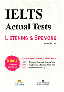 آیلتس اکچوال تست لیسنینگ اند اسپیکینگ |  کتاب زبان انگلیسی ielts actual tests listening and speaking
