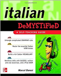 ایتالین دمیستیفاید |  کتاب زبان ایتالیایی italian demystified: a self teaching guide