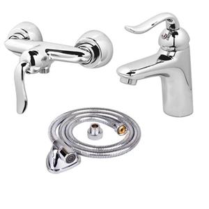 ست شیرآلات کسری مدل رابین مجموعه 3 عددی کروم