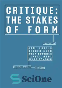 دانلود کتاب Critique: The Stakes of Form نقد: مخاطرات فرم 