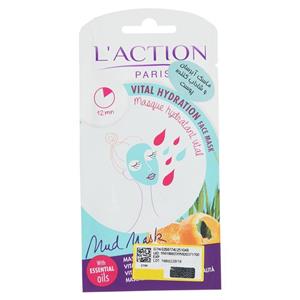 ماسک صورت لکسیون مدل Vital Hydration مقدار 15 گرم Laction Vital Hydration Face Mask 15 gr