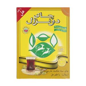 چای سیاه شکسته دوغزال با طعم هل 250 گرمی 