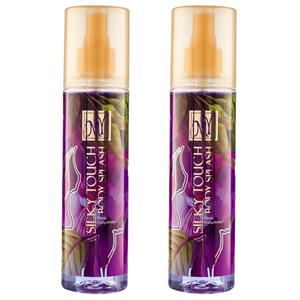 بادی اسپلش زنانه مای مدل  سیلکی تاچ Silky Touch حجم 200 میلی لیتر