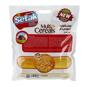 بیسکویت سبوس دار ساده مولتی کرال ستاک 450 گرمی