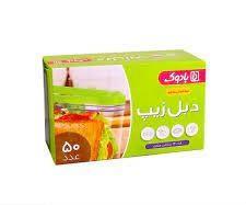 کیسه دبل زیپ بادوک 50 عددی سایز 14*18