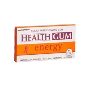 آدامس Health Gum بدون قند مدل energy بسته 14 عددی