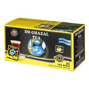 چای سیاه کیسه ای معطر دوغزال 25 عددی