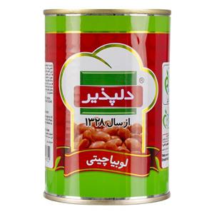 کنسرو لوبیا چیتی دلپذیر مقدار 420 گرم