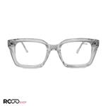 عینک طبی مربعی شکل، بی رنگ و شفاف با فریم کائوچو برند Celine مدل FE01
