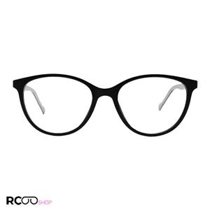 فریم عینک طبی با مشکی، ویفرر، TR 90 و دسته فنری طوسی مدل TR40 