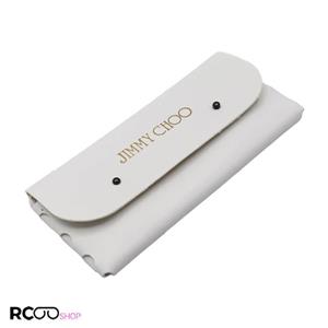 کیف عینک جیمی چو Jimmy Choo مستطیلی، چرم و سفید مدل 992186