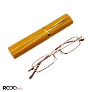 عینک مطالعه خودکاری باکیفیت با نمره  2.75 و قاب زرد