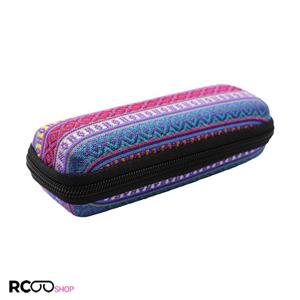قاب عینک زیپ دار، چند رنگ، سایز کوچک و از جنس پارچه ای مدل 992216