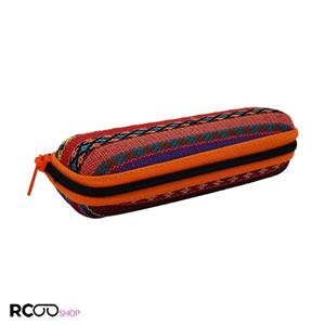 قاب عینک زیپ دار چند رنگ و از جنس پارچه ای مدل 992098