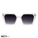 عینک آفتابی لویی ویتون با فریم بی رنگ و شفاف، گربه ای و عدسی تیره مدل 88005