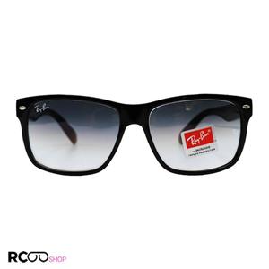 عینک آفتابی با فریم مشکی رنگ، لنز سنگ و دودی هایلایت ریبن مدل 4173