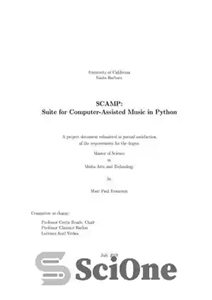 دانلود کتاب SCAMP: Suite for Computer-Assisted Music in Python – SCAMP: مجموعه ای برای موسیقی به کمک رایانه در پایتون